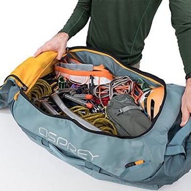 Дорожня сумка-рюкзак Osprey Transporter від 95 до 130 л  Сірий фото