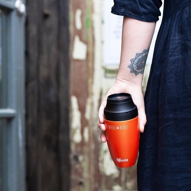 Термокружка Cheeki Coffee Mug 350 мл  Оранжевый фото