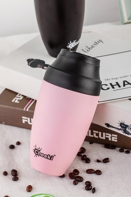 Термокружка Cheeki Coffee Mug 350 мл  Розовый фото