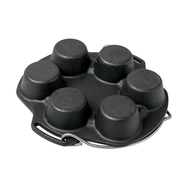 Форма для кексов чугунная Petromax Muffin Tin  Черный фото