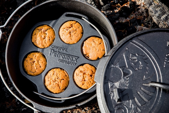 Форма для кексів чавунна Petromax Muffin Tin  Чорний фото