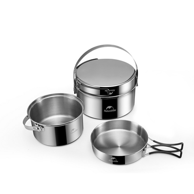 Набор посуды Naturehike NH22CJ005 (6 предметов)  Серый фото