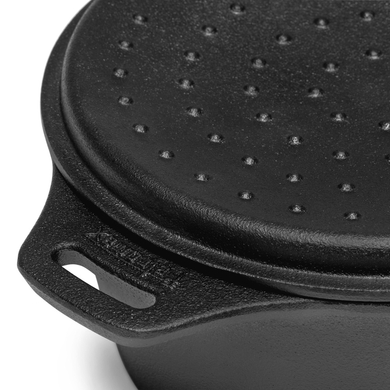 Касcероль чугунная Petromax Cast-iron Saucepan with Lid от 1 до 2 л  Черный фото