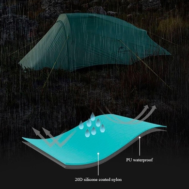 Палатка Naturehike Shared  Голубой фото