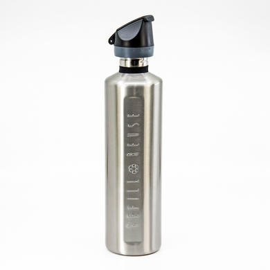 Бутылка для воды Cheeki Active от 0.8 до 1 л  Серебро фото