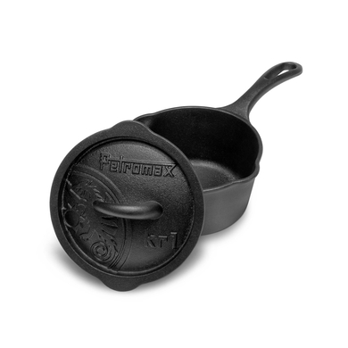 Касcероль чугунная Petromax Cast-iron Saucepan with Lid от 1 до 2 л  Черный фото