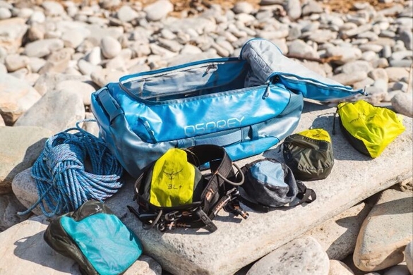 Дорожная сумка-рюкзак Osprey Transporter от 95 до 130 л  Синий фото