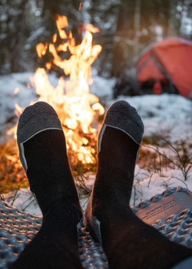 Термошкарпетки Aclima WarmWool  Чорний фото