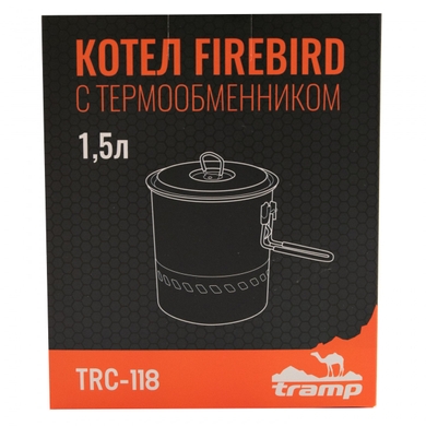 Казанок Tramp Firebird від 1.5 до 2.2 л  Сірий фото