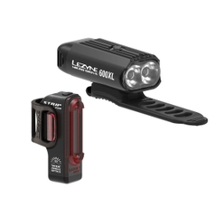 Комплект світла Lezyne Micro Drive 600XL / Strip Pair 600/150 лм  Чорний фото