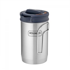 Набор посуды Stanley Adventure All-In-One Boil and Brew French Press  Серебро фото