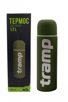 Термос Tramp Soft Touch от 0.75 до 1.2 л  Зелёный фото