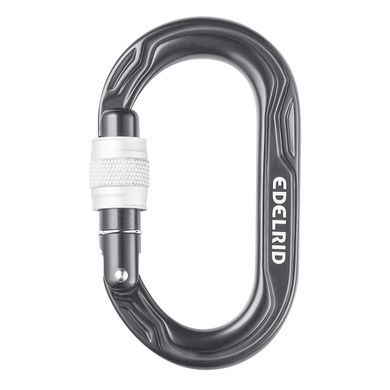 Карабін Edelrid Kiwi Screw Сірий Карабін Edelrid Kiwi Screw Сірий фото