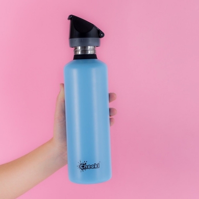 Бутылка для воды Cheeki Active от 0.8 до 1 л  Светло-голубой фото