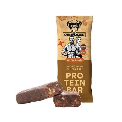 Батончик протеїновий Chimpanzee Bio Protein Bar Кава і горіхи   фото