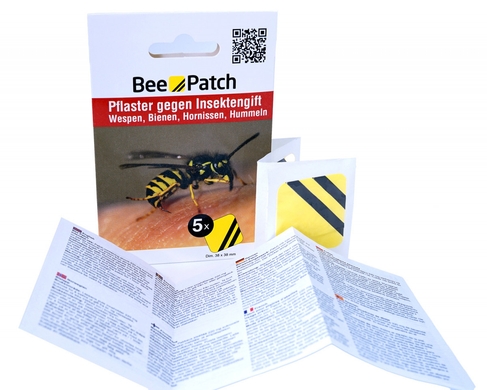 Пластир Bee-Patch від укусів бджіл та ос   фото