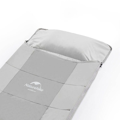 Спальник з подушкою Naturehike 7 °C  Сірий фото