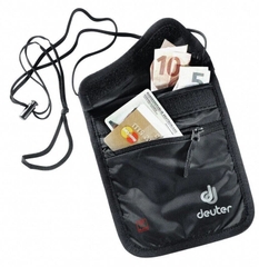 Нагрудний гаманець Deuter Security Wallet II RFID  Чорний фото