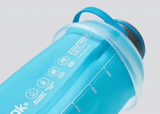 Мягкая бутылка HydraPak Stash от 0.75 до 1 л  Голубой фото