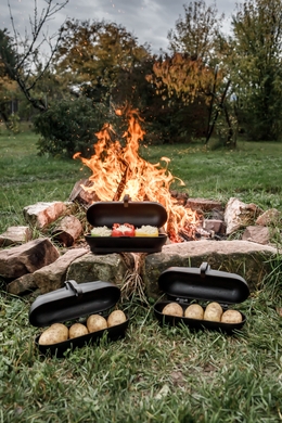 Жаровня для картофеля Petromax Cast-Iron Potato Cooker от 30 до 45 см  Черный фото