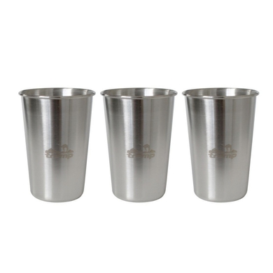 Набір стаканів Tramp 500 мл (3 шт.)  Серебро фото