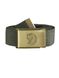 Ремень Fjallraven Canvas Brass Belt 3 см  Серый фото