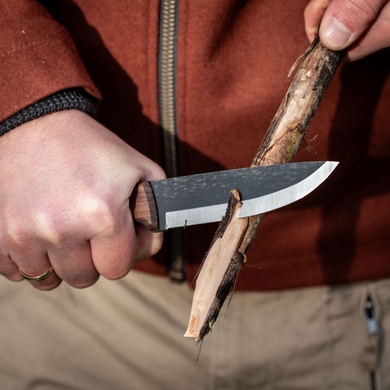 Ніж туристичний Petromax Bushcraft Knife 10,5 см  Сірий фото