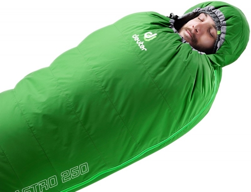 Спальник Deuter Astro 250 +6 °C  Зелений фото