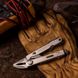 Мультитул Leatherman Crunch в шкіряному чохлі  Серебро фото high-res