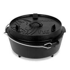 Казан-жарівня чавунна Petromax Dutch Oven на ніжках від 0,6 до 16,1 л  Чорний фото