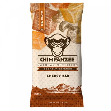 Батончик злаковый Chimpanzee Energy Bar Cashew Caramel   фото