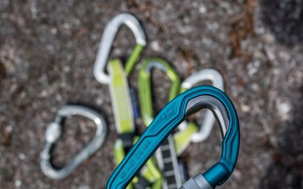 Карабін Edelrid Bulletproof Screw Oasis Бирюзовый Карабін Edelrid Bulletproof Screw Oasis Бирюзовый фото