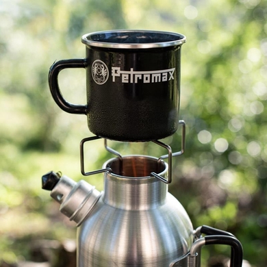 Кружка эмалированная Petromax Enamel Mug 300 мл  Черный фото