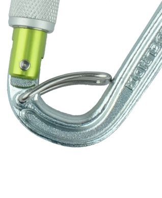 Карабін Edelrid HMS Bruce Steel Screw FG II Серебро Карабін Edelrid HMS Bruce Steel Screw FG II Серебро фото
