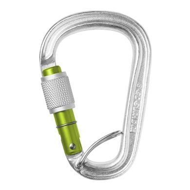 Карабін Edelrid HMS Bruce Steel Screw FG II Серебро Карабін Edelrid HMS Bruce Steel Screw FG II Серебро фото