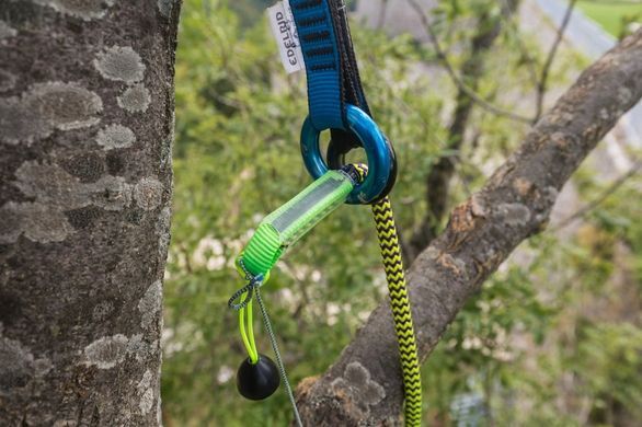 Мотузка статична з кінцевиком Edelrid Woodpecker Weblink 11.7 мм Жовтий Мотузка статична з кінцевиком Edelrid Woodpecker Weblink 11.7 мм Жовтий фото