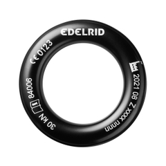 Зʼєднувальне кільце Edelrid Ring Alu 40 мм  Чорний фото