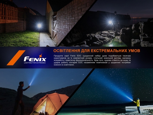 Ліхтар ручний Fenix E35R 3100 лм  Чорний фото