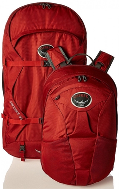 Рюкзак-сумка Osprey Farpoint від 38 до 80 л  Червоний фото
