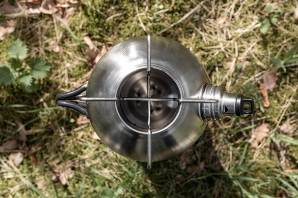 Чайник автономный Petromax Fire Kettle от 0,75 до 1,5 л  Серебро фото