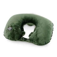 Надувна подушка-підголовник Кемпінг Comfort  Зелений фото