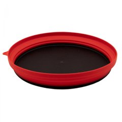 Складная тарелка Tramp плоская 25 см  Красный фото