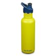 Спортивная бутылка для воды Klean Kanteen Classic Sport Cap 800 мл Green Apple