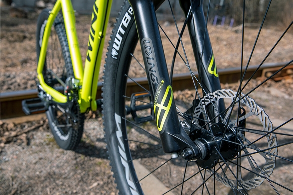 Велосипед гірський Winner Solid DX 27.5”  Жовтий фото