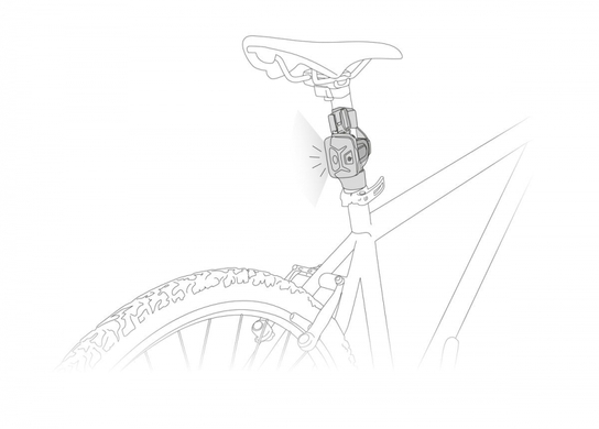 Кріплення ліхтаря Petzl на велосипед   фото