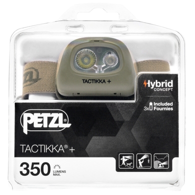 Налобный фонарь Petzl Tactikka+ 350 лм  Хаки фото
