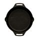 Сковорода-гриль чугунная Petromax Grill Fire Skillet с ручками-петлями от 30 до 35 см  Черный фото high-res