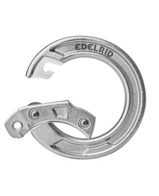 Кільце-карабін Edelrid Cupid Steel 44 мм  Серебро фото