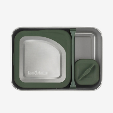 Ланчбокс стальной Klean Kanteen Rise Box от 0,08 до 1,6 л  Зелёный фото