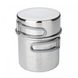 Котелок із кришкою-сковорідкою Esbit Stainless Steel Pot 1 л   фото high-res